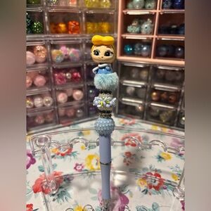 Cinderella Beaded Doorable Pen